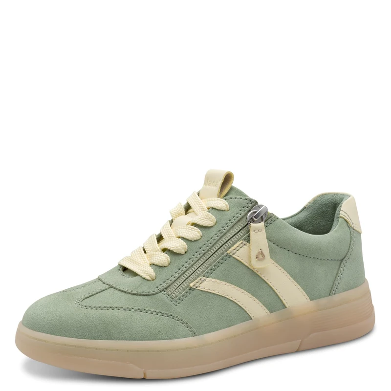 Jana Women's Low Vegan 8-23784-44 Trainers, Mint/Sun, 37 EU