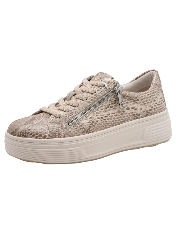 Tamaris Comfort Women's Trainers 8-83726-44 - Beige Snake, 39 EU