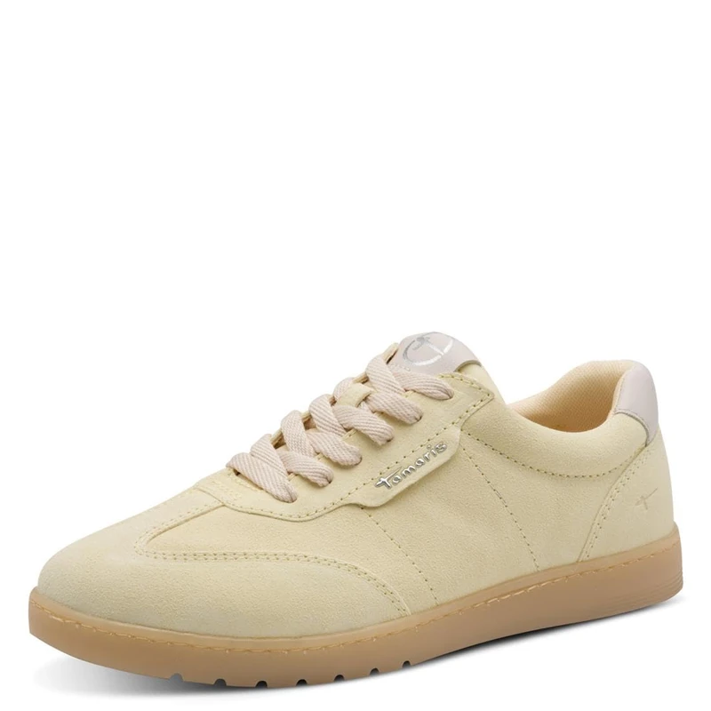 Tamaris Comfort Damen Sneaker Low 8-83741-46, Women's Sneakers, Yellow Suede, EU 40 - UK 6