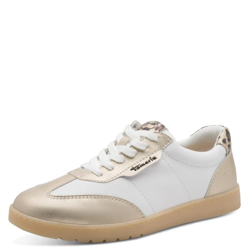 Tamaris Women's Comfort Damen Sneaker Low 8-83741-46, White Gold, 5 UK