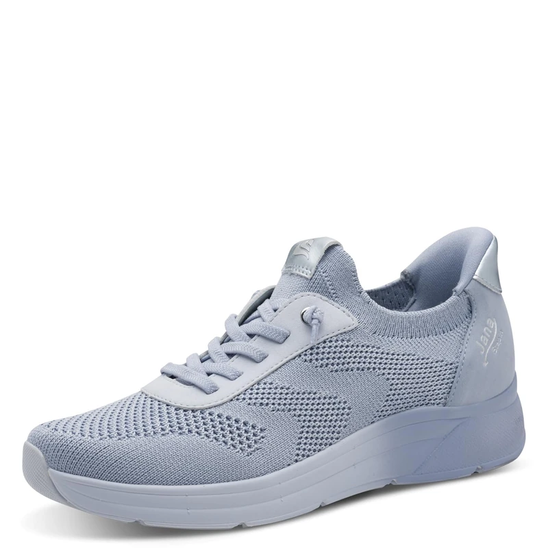 Jana Women's Damen Sneaker Low Vegan 8-23777-46, Denim, 4 UK