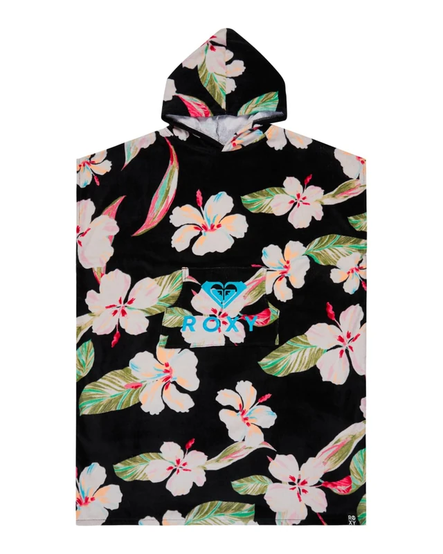 Roxy Poncho Towel STAY MAGICAL PRINTED Womens Black - Image 1