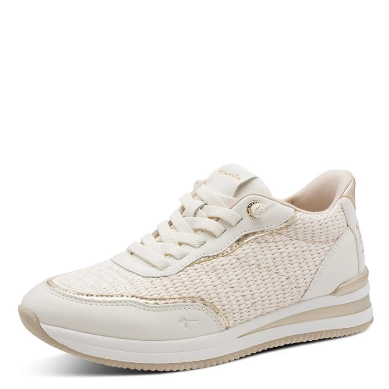 Tamaris Women's Comfort Damen Sneaker Low 8-83738-46, Beige, 7.5 UK