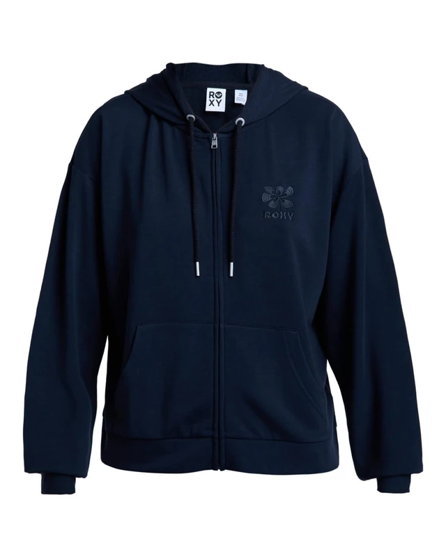 Roxy Fleece sweater SURFING BY DAYLIGHT FULL ZIP Womens Black