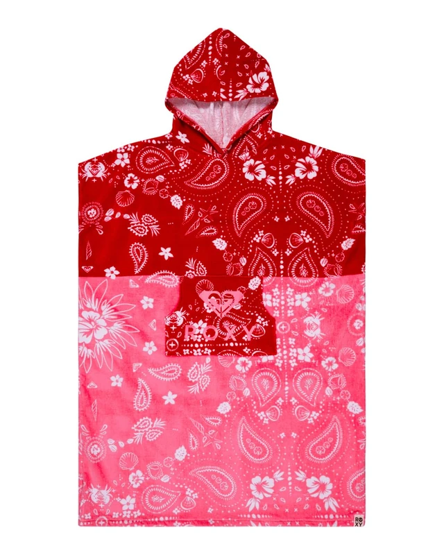 Roxy Poncho Towel STAY MAGICAL PRINTED Womens Red