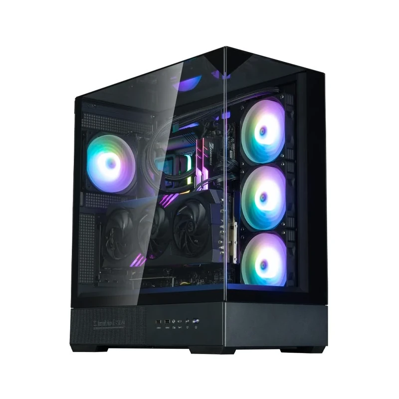 Zalman P40 Prism Plus Medium Tower Computer Case (Black)