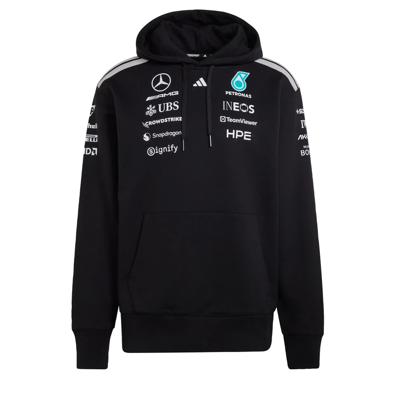 adidas Men's Mercedes - Amg Petronas Formula 1 Team Driver Hood Sweatshirt, black, S