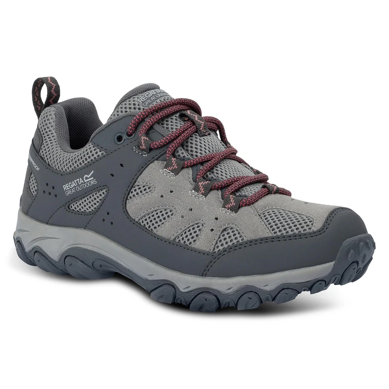Regatta Womens Edgepoint IV Low Walking Shoes Water Resistant Cushioned Hiking Footwear