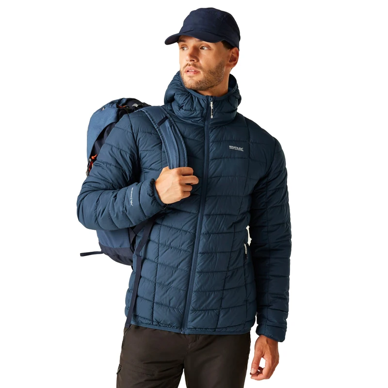 Regatta Mens Asper Puffer Jacket Water Repellent Insulated Padded Winter Coat
