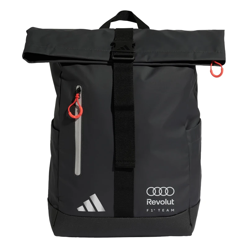 adidas Unisex AUDI REVOLUT FORMULA ONE TEAM ROLL TOP HYBRID BACKPACK One size - Image 1