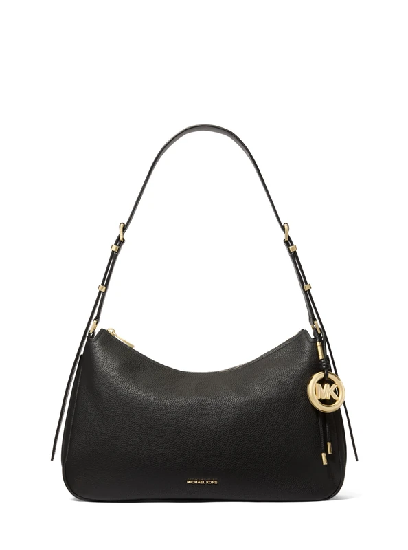 Michael Kors Nolita Medium Hammered Leather Shoulder Bag