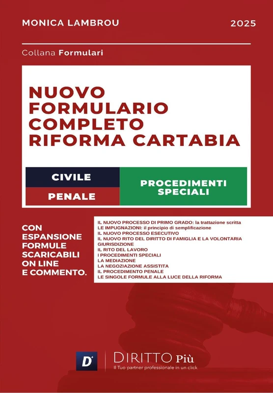 Nuovo formulario completo riforma cartabia, civile, penale e procedimenti speciali - Image 1