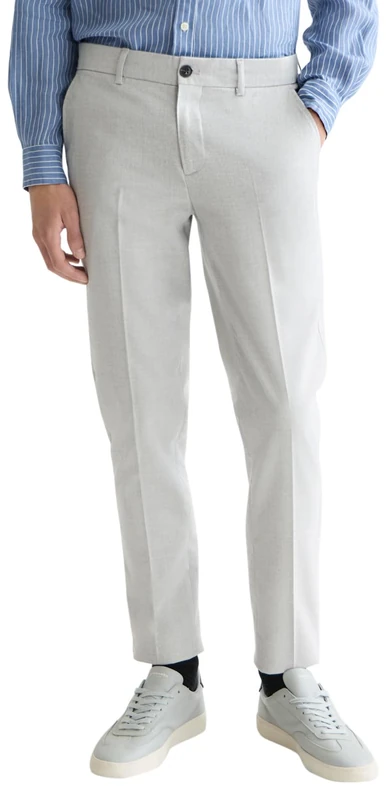 SCOTCH & SODA Men's Warren Chino Casual Pants, Grey 030, 33W x 32L