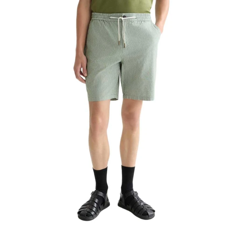 SCOTCH & SODA Men's Fave Bermuda Shorts, Garden Green Stripe 300, 30W - Image 1