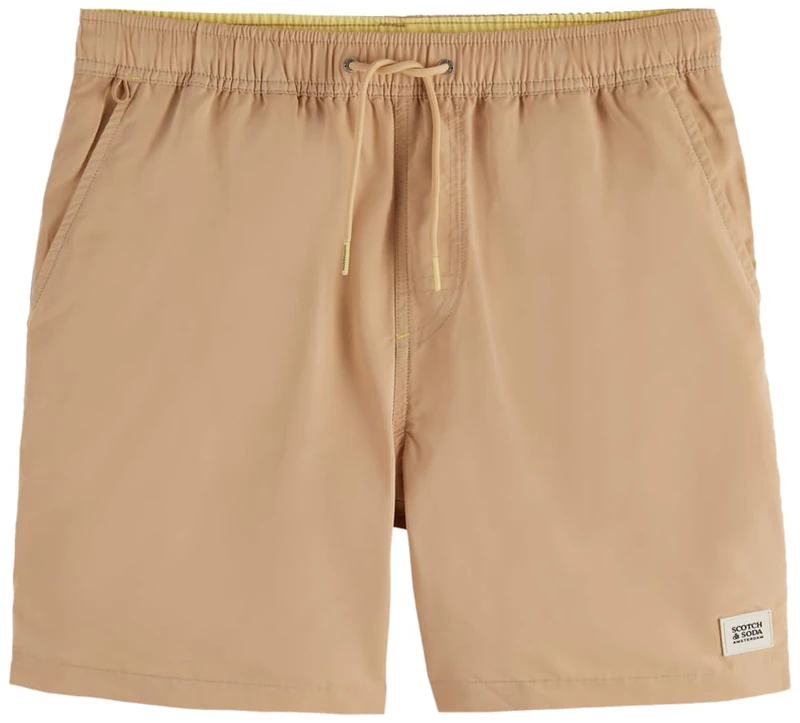 SCOTCH & SODA Men's Mid Length Swimshort Board Shorts, Patchwork Infinity 270, L