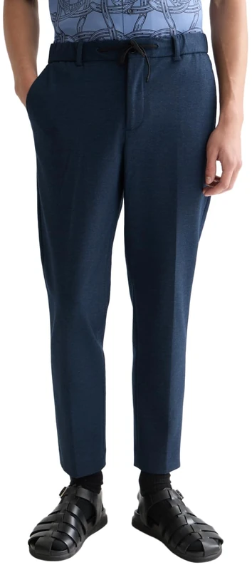 SCOTCH & SODA Men's Finch Tapered Fit Sweatpant Casual Pants, Meteorite Micro Pattern 001, 32W x 30L - Image 1