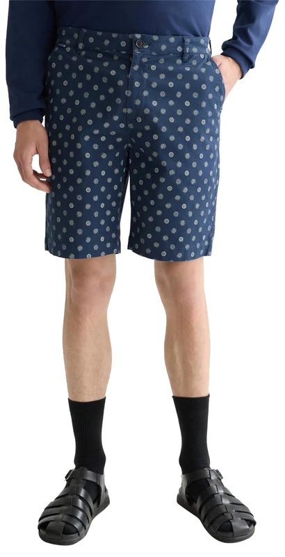 SCOTCH & SODA Men's Stuart Fitted Shorts, Foulard Dress Blues 401, L