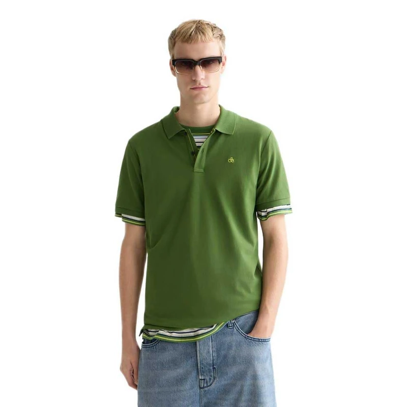 Scotch & Soda Logo Polo Shirt