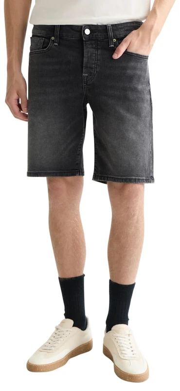 SCOTCH & SODA Men's Ralston Denim Short, Black Smoke 001, 32W - Image 1