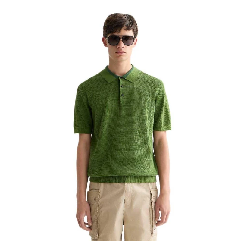 SCOTCH & SODA Men's Logo Polo Shirt, Garden Green, XXL - Image 1