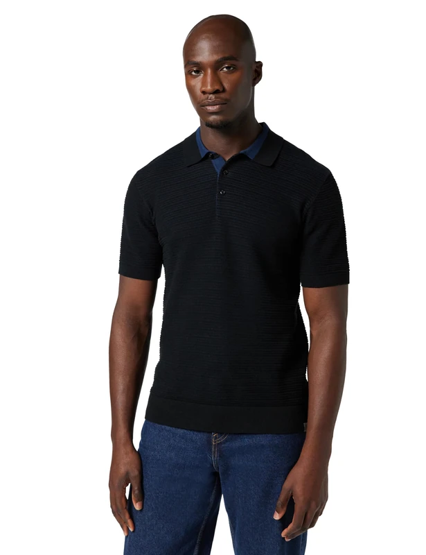 SCOTCH & SODA Men's Logo Polo Shirt, Meteorite 021, S