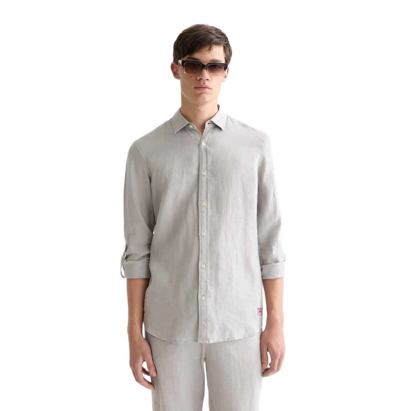 SCOTCH & SODA Men's Regular-Fit Shirt, Drizzle 030, M