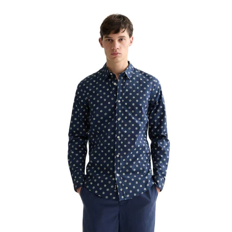 Scotch & Soda All Over Print Slim-Fit Shirt