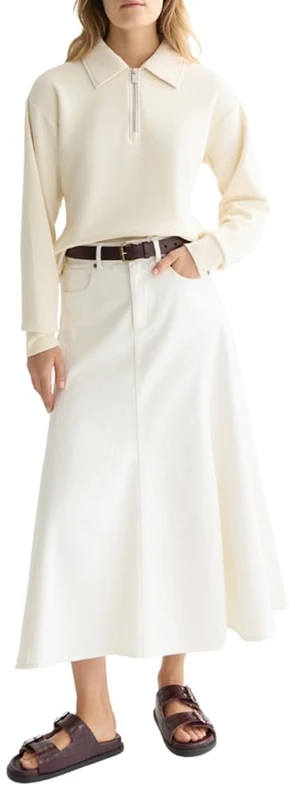 Scotch & Soda Women's Modal Utility Sweatshirt, Eggnog U137, S