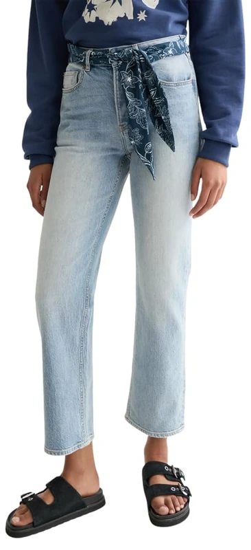 Scotch & Soda Women's The Sky Straight Jeans, Dark Spotlight V490, 30W x 34L