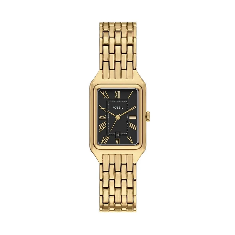 Fossil Raquel Watch for Women, Quartz Three Hand Movement with Stainless Steel Strap