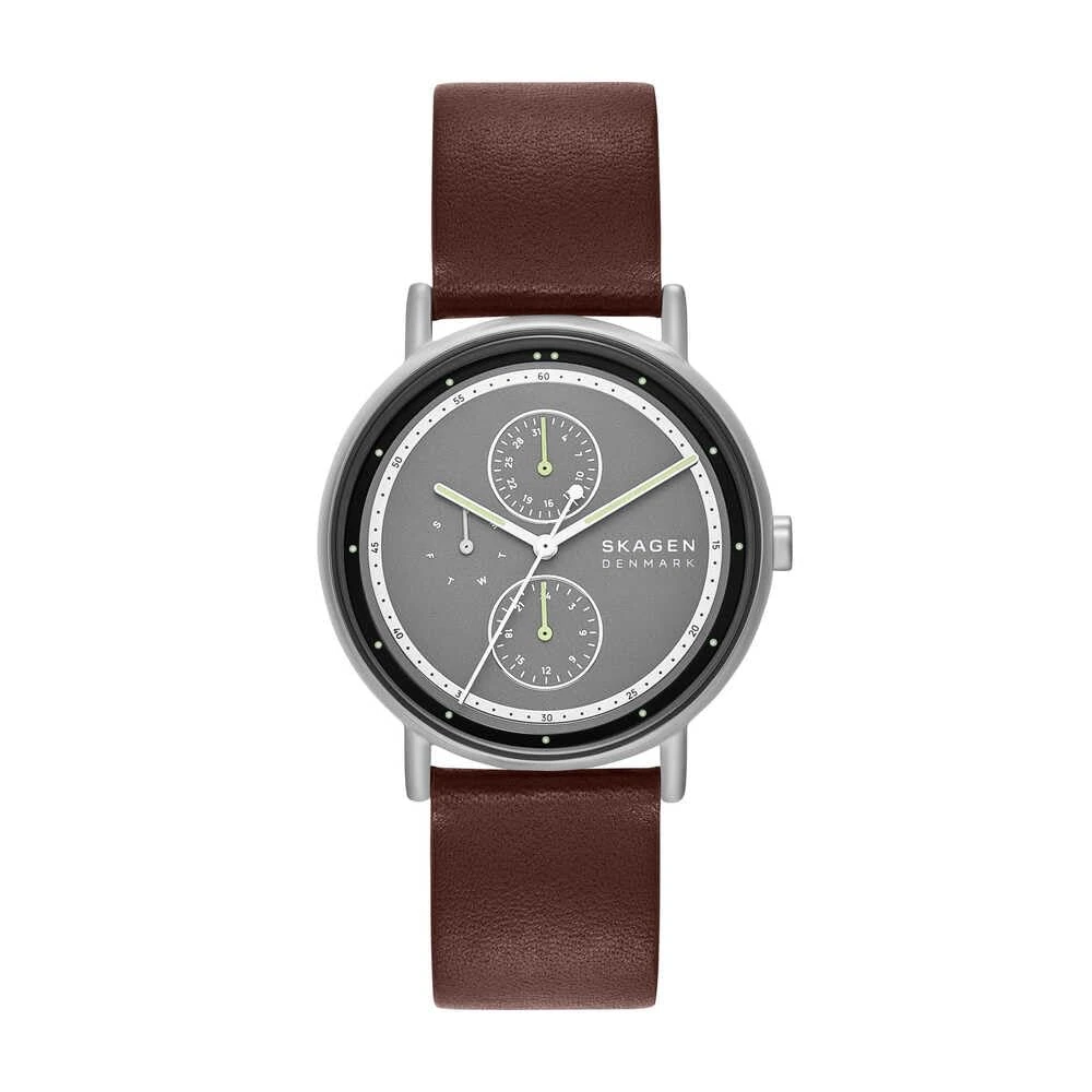 SKAGEN Men's Analog Quartz Watch with Leather Strap SKW6941