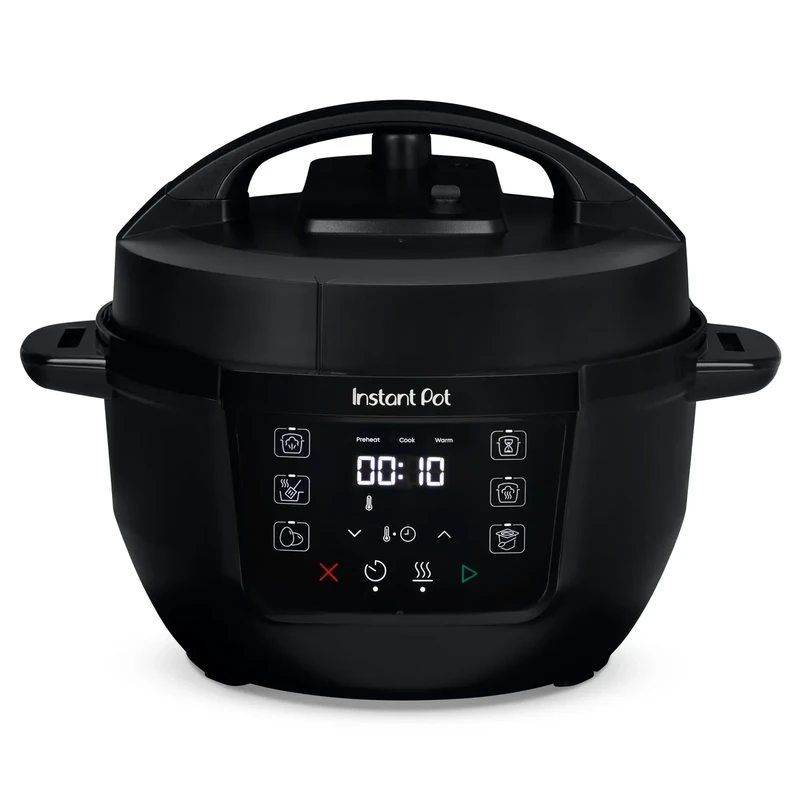Instant Pot 3.8L Multicooker 7-in-1 Smart Cooker - Pressure Cooker, Slow Cooker, Steamer, Sauté, Yogurt Maker, Egg Cooker and Food Warmer, Stainless Steel Inner Pot, Black