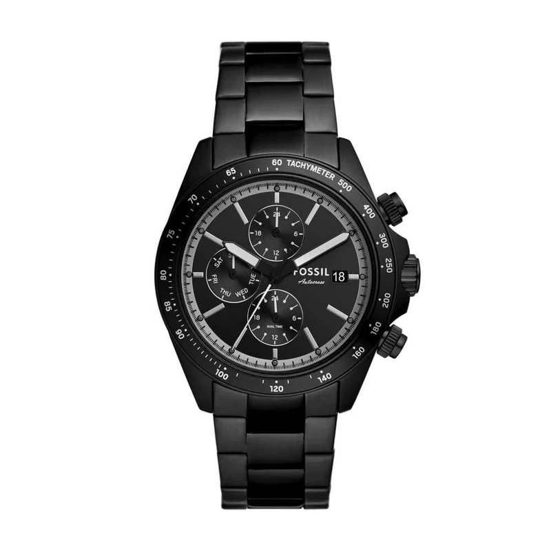 Fossil Autocross Watch for Men, Quartz Multifunction Movement with Stainless Steel or Leather Strap