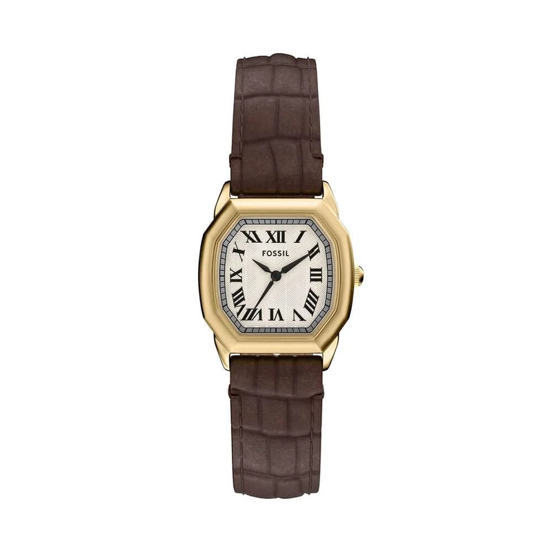 Fossil Harlow Watch for Women, Quartz Three Hand Movement with Stainless Steel or Leather Strap