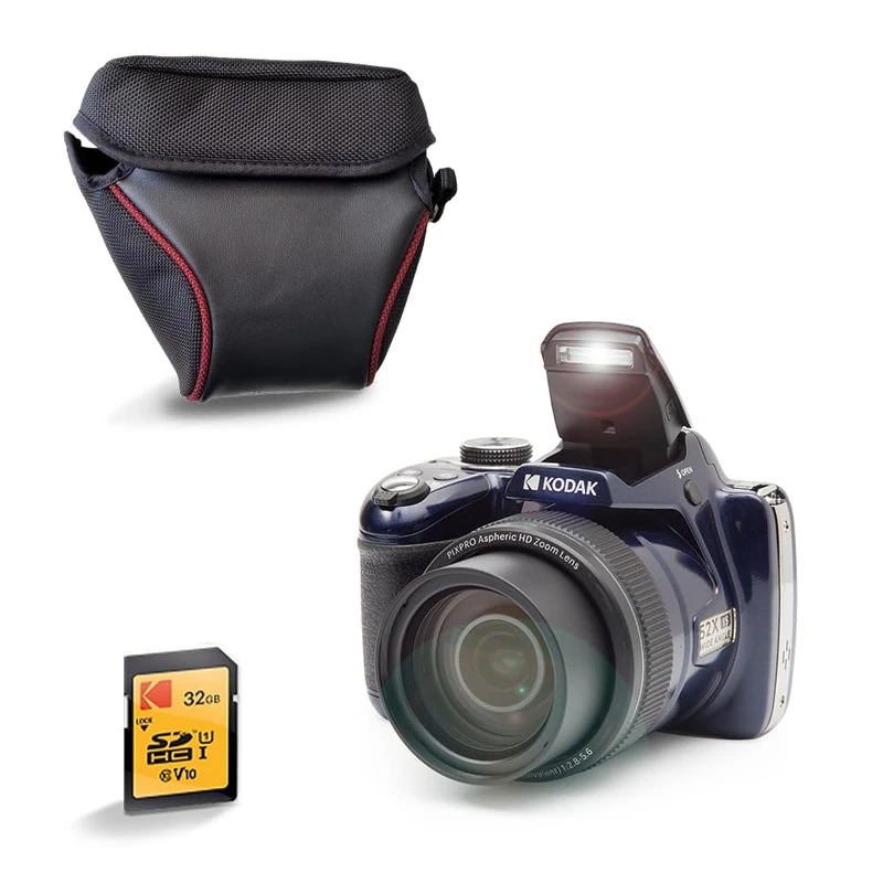 KODAK Pixpro Astro Zoom AZ528 Digital Camera Bridge, X52 Zoom, 24 mm Wide Angle, 16 Megapixel CMOS, 3 Inch LCD, Wi-Fi, Burst 6 fps Wireless Control