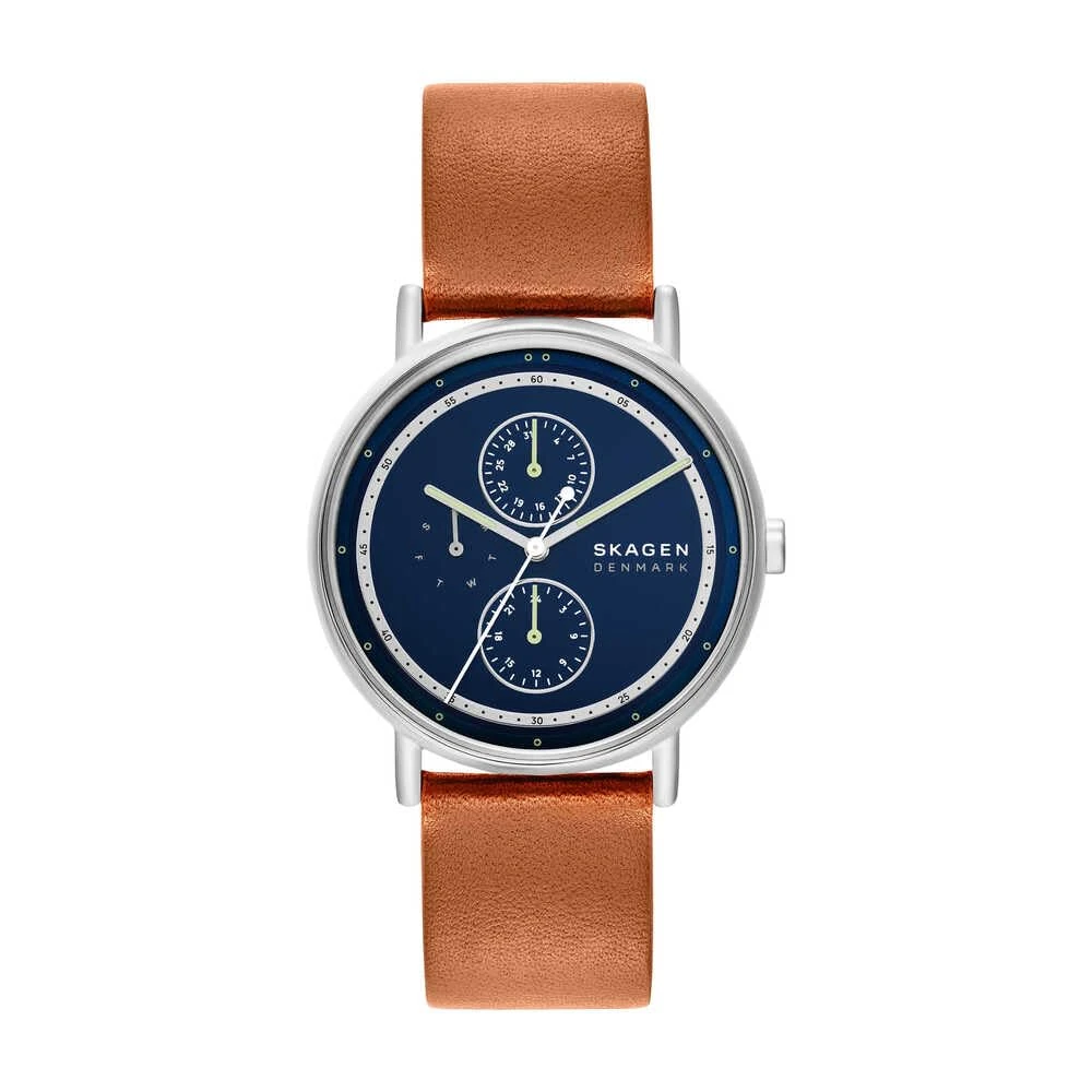 SKAGEN Men's Analog Quartz Watch with Leather Strap SKW6943