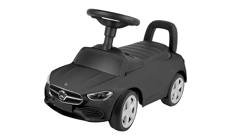 TURBO CHALLENGE - Mercedes C-Class Walker - 119671 - Free Running Wheels - Black - 25kg Max - Plastic - Batteries Not Included - Ride-On - Kids Toy - Promotion - 12 Months