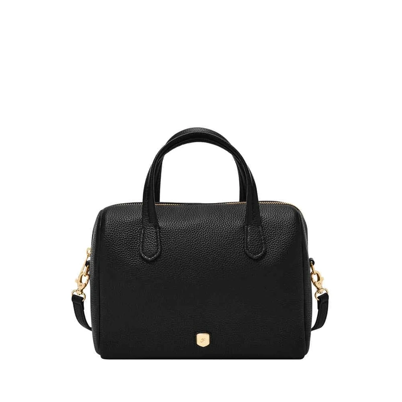 Fossil Women's Lainey Satchel Bag, Black, Small