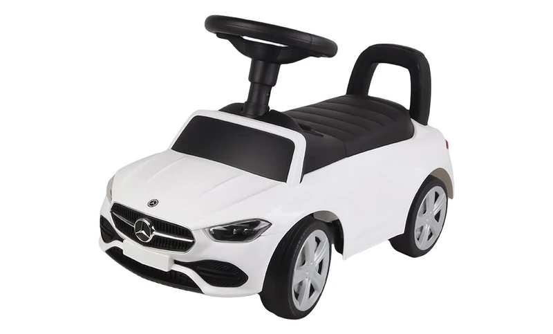 TURBO CHALLENGE - Mercedes Class C - Walker - 119670 - Free Wheels - White - 25 kg max - Plastic - Batteries not included - Ride on - Children's Toy - Mobility - Stimulation - 12 Months