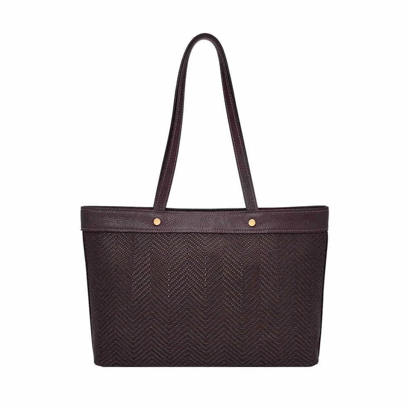 Fossil Women's Jessie Tote, Brown, Large