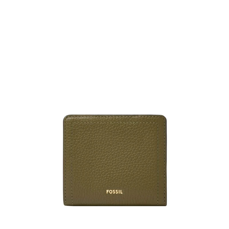 Fossil Logan Women's Green Leather Wallet, SL7829316