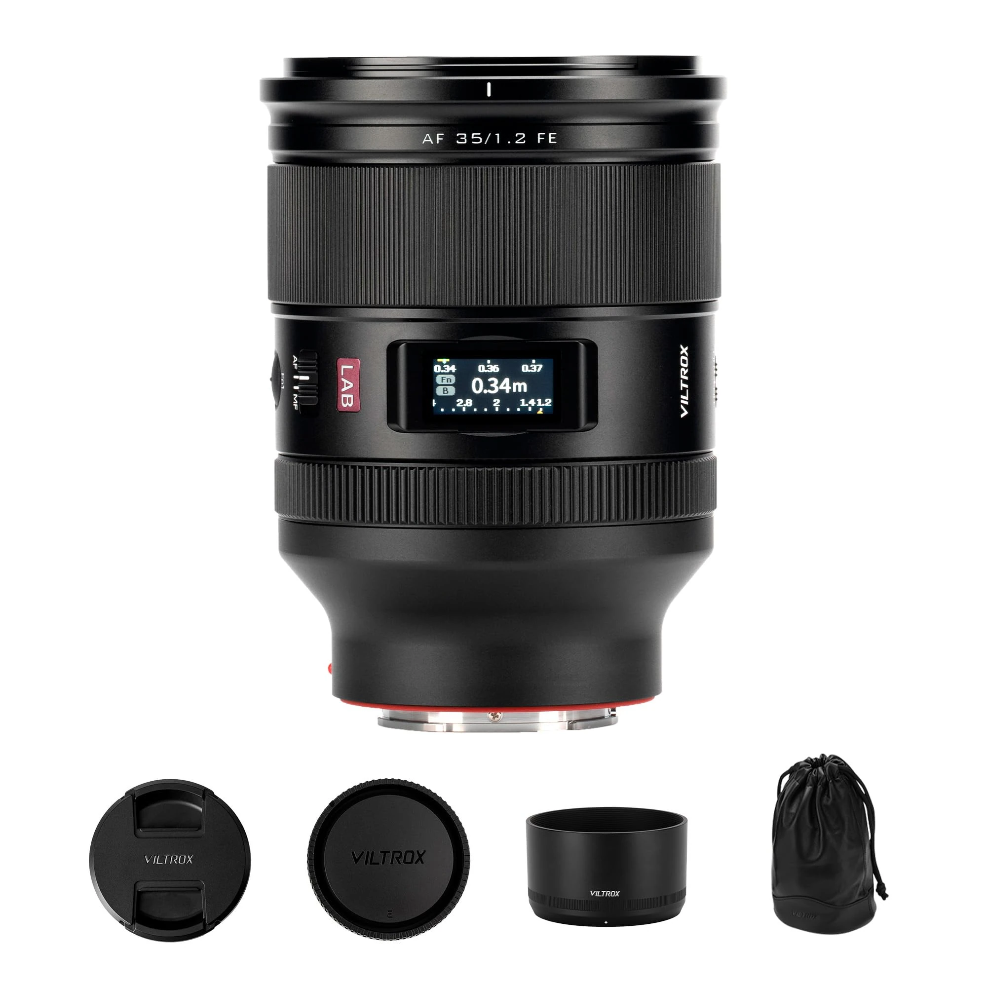 VILTROX 35mm f/1.2 F1.2 LAB FE Lens Full Frame Large Aperture Auto Focus Prime Lens Compatible with Sony E-Mount Cameras A7SIII A7III A7RIII A7IV A7RIV A9 A1 FX3 A7RV ZVE1 A7CR A7CII A93 ZV-E10 FX30