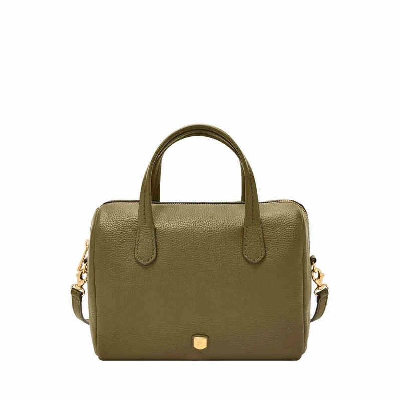 Fossil Women's Lainey Satchel Bag, Green, Small