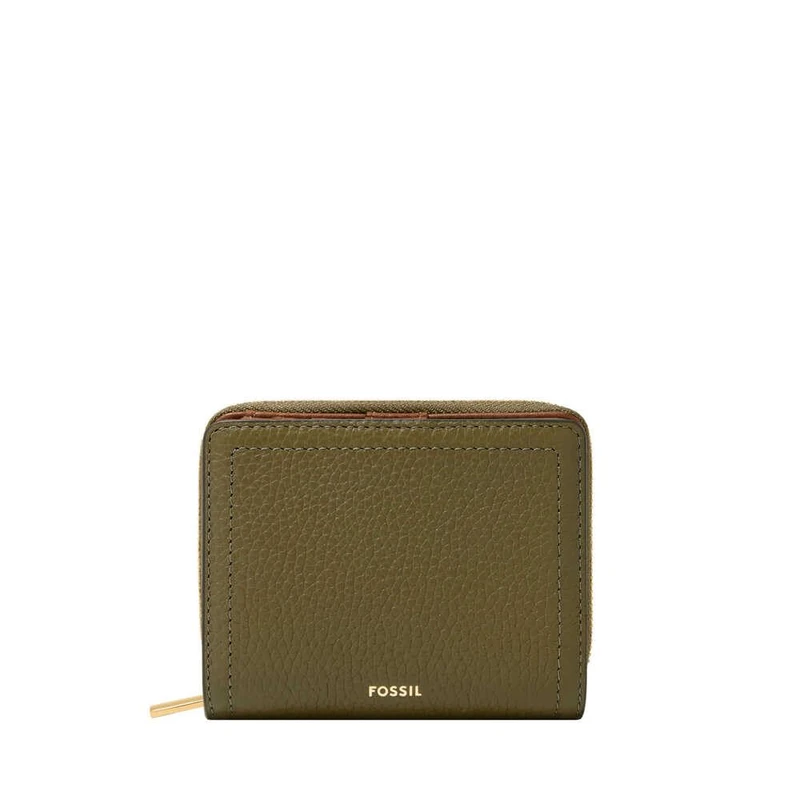 Fossil Logan Women's Green Leather Wallet, SL7923316
