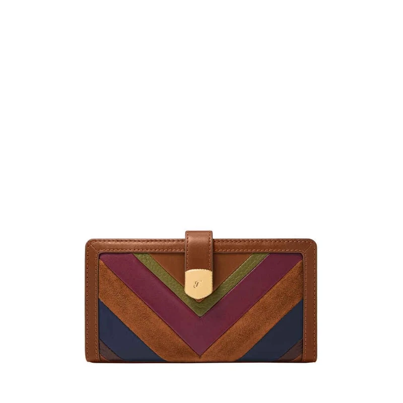 Fossil Women's Lennox Bi-Fold Wallet, Multicolor, XS