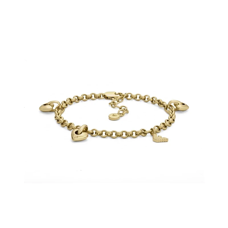 Emporio Armani Women's Gold-Tone Stainless Steel Bracelet, EGS3268710