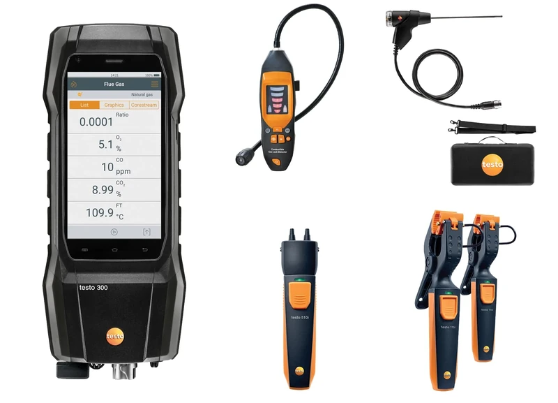 testo 300+ Flue Gas Analyser Ultra-Smart Kit