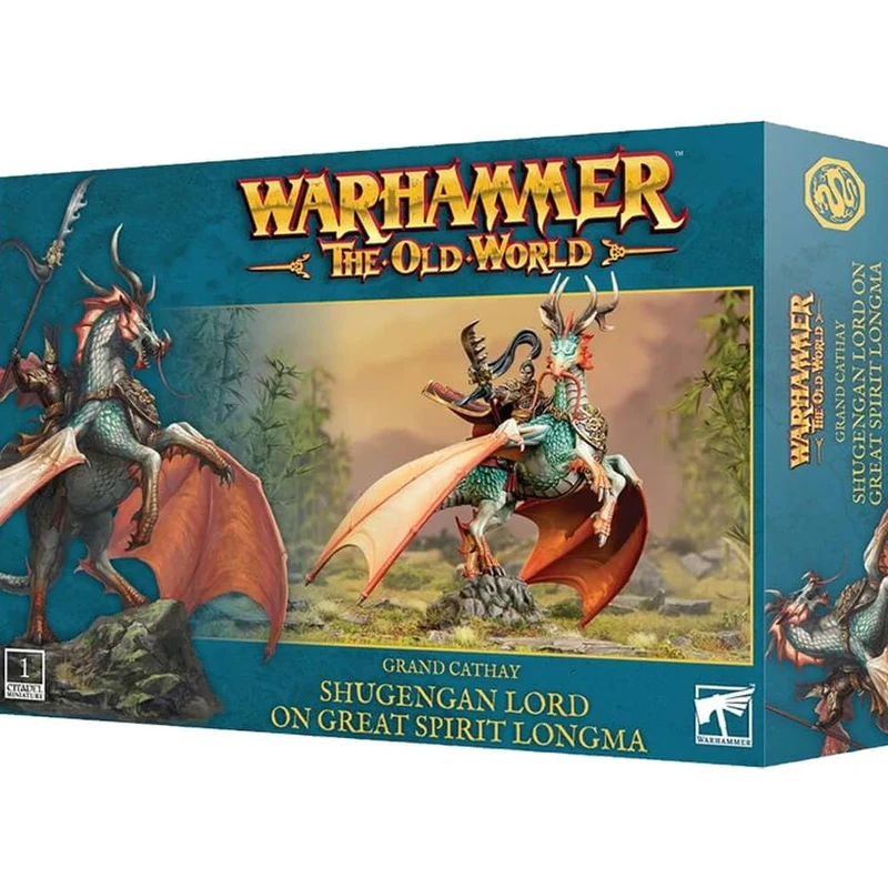 Games Workshop - Warhammer - The Old World - Grand Cathay: Shugengan Lord on Great Sprit Longma - plastic model kit