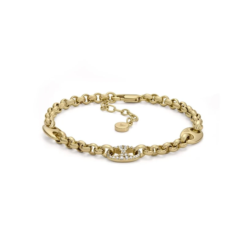 Emporio Armani Women's Gold-Tone Stainless Steel Bracelet, EGS3270710