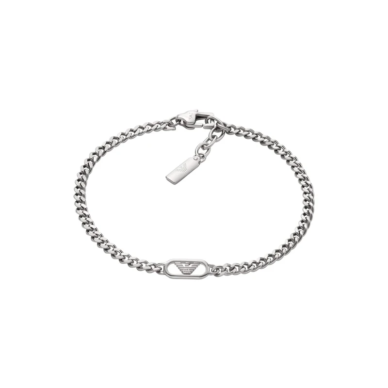 Emporio Armani Men's Stainless Steel or beaded with lobster clasp closure bracelet - Image 1